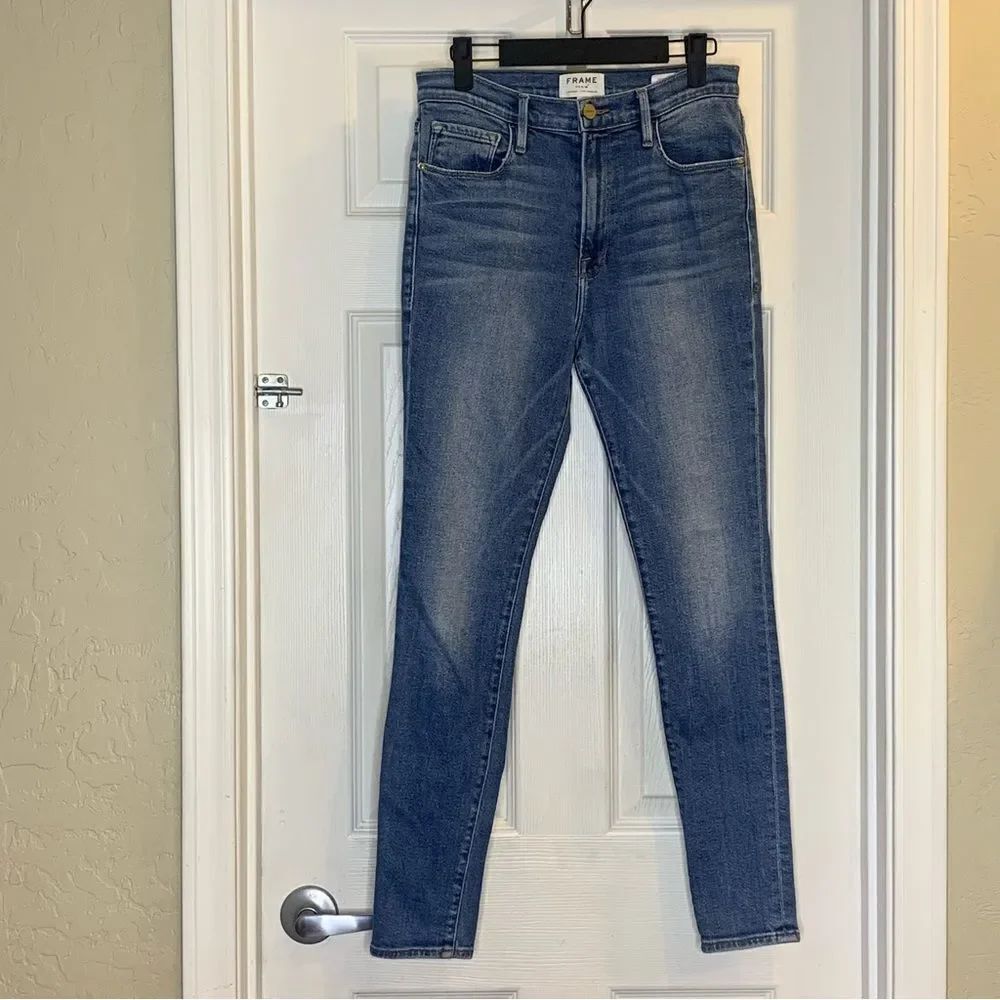 Frame Ali High Rise Skinny Jeans Size 28
